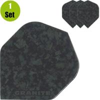 Ruthless Granite Dart Flights - Zwart