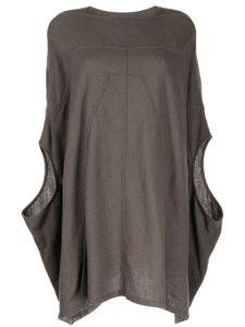 Rick Owens t-shirt en laine à coupe oversize - Gris