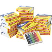Filia oliekrijt, l: 5 cm, dikte 7x7 mm, diverse kleuren, 25x6 stuk/ 1 doos