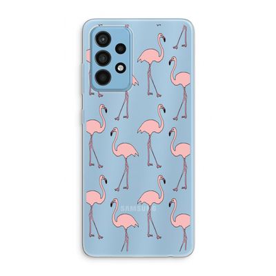 Anything Flamingoes: Samsung Galaxy A52 Transparant Hoesje