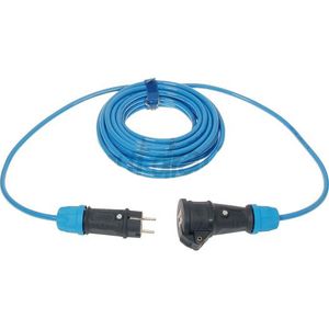 Verlengsnoer PUR kabel 3x2,5mm² 25m blauw