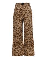 LOOXS 10sixteen winter broek meisjes - bruin - luipaard