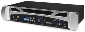 Vonyx VPA1500 19-inch stereo PA-versterker 750/500 Watt 4/8 Ohm