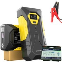 Krachtige Jumpstarter met Compressor - Start Je Auto, Motor of Boot Snel en Veilig!