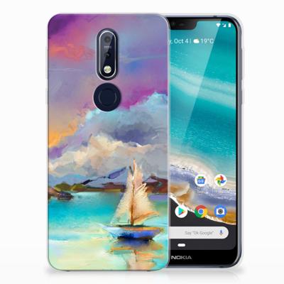 Smartphone hoesje Nokia 7.1 Boat