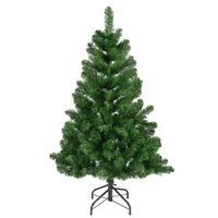 Bellatio Decorations kunst kerstboom/kunstboom groen 150 cm - Kunstkerstboom - thumbnail