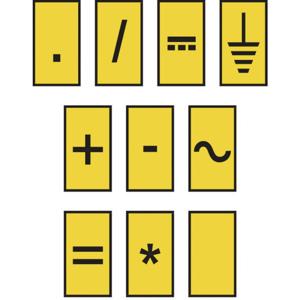 HellermannTyton WIC0-SIGN-PA66-YE Markeerclip 561-00004