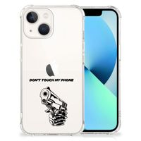 iPhone 13 Anti Shock Case Gun Don't Touch My Phone