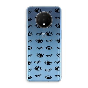 Eye pattern #2: OnePlus 7T Transparant Hoesje