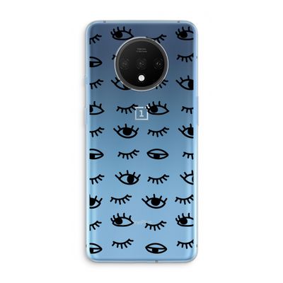 Eye pattern #2: OnePlus 7T Transparant Hoesje