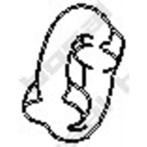 Aanslagrubber, demper 255841