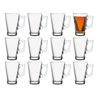 Pasabahce Koffie/thee glazen Ceylon - set 12x stuks - transparant glas - 250 ml - thumbnail