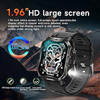 T26 Slimme horloge 1.96 inch(es) Smart horloge Bluetooth Temperatuurbewaking Stappenteller Gespreksherinnering Compatibel met: Android iOS Dames Heren Lange stand-by Handsfree bellen Waterbestendig Lightinthebox