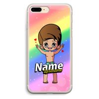 Chibi Maker man: iPhone 7 Plus Transparant Hoesje