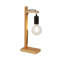 Searchlight Tafellamp houtWoody - EU95041-1BR