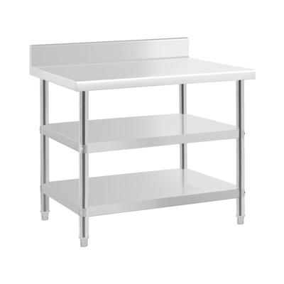 RVS werktafel - ECO - 100 x 70 cm - 204 kg - tussenplank - Royal Catering