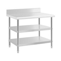 RVS werktafel - ECO - 100 x 70 cm - 204 kg - tussenplank - Royal Catering