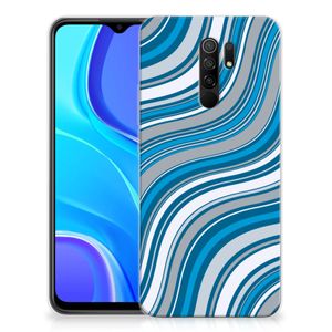 Xiaomi Redmi 9 TPU bumper Waves Blue