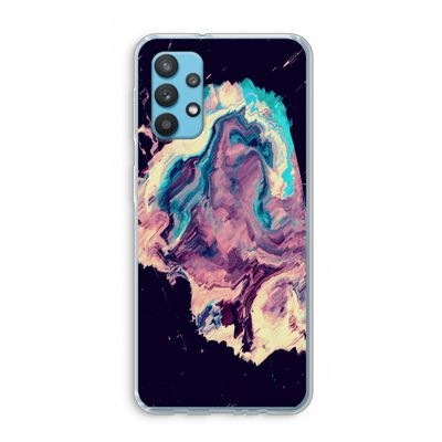 Cosmic Silence: Samsung Galaxy A32 4G Transparant Hoesje