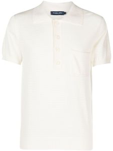 Frescobol Carioca polo Clemente en maille - Blanc