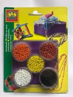 Ses kralen in ronde doosjes 5 kleuren Ses kralen in ronde doosjes 5 kleuren