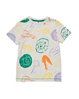 HEMA Kinder T-shirt Dieren Multi (multi) - thumbnail