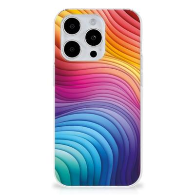 TPU Hoesje voor iPhone 15 Pro Regenboog TPU Hoesje voor iPhone 15 Pro Regenboog