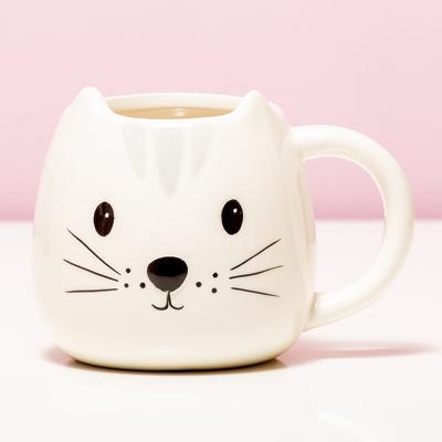 Dierenmok - Kat/Wit Dierenmok - Kat/Wit