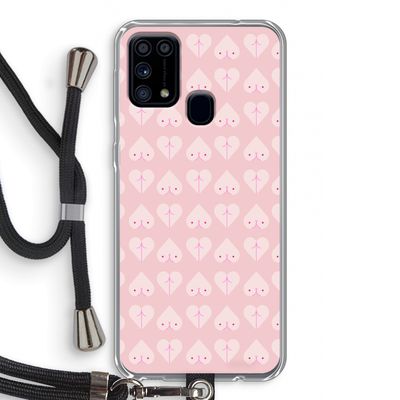 Ass 'n Titties: Samsung Galaxy M31 Transparant Hoesje met koord