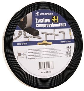 Den Braven Zwaluw Compressband 20/4 20X20 Mm 8M/Rol - 201728 - 201728