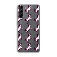 Musketon Unicorn: Samsung Galaxy S21 Plus Transparant Hoesje Musketon Unicorn: Samsung Galaxy S21 Plus Transparant Hoesje