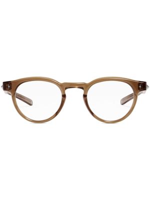 Gentle Monster lunettes de vue Ron Brc15 à monture ronde - Marron
