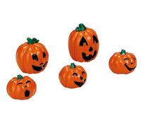 Happy pumpkin family set of 5 - Lemax