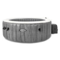 Intex opblaasbare spa greywood deluxe 4 persoons
