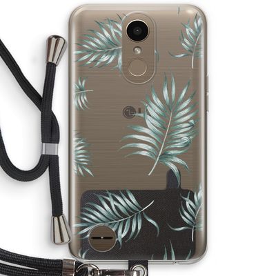 Simple leaves: LG K10 (2017) Transparant Hoesje met koord