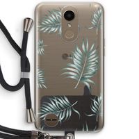 Simple leaves: LG K10 (2017) Transparant Hoesje met koord
