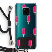 Waterijsje: Huawei Mate 20 Pro Transparant Hoesje met koord