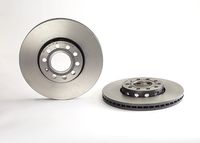 Remschijf COATED DISC LINE BREMBO, Remschijftype: Binnen geventileerd, u.a. fÃ¼r Audi, Skoda, Seat