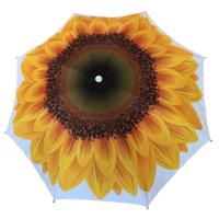 Strand parasol Sunflower - D180 cm - multicolor - zonnebloem - inklapbaar
