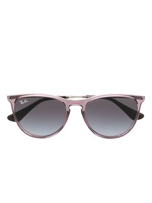 RAY-BAN JUNIOR lunettes de soleil Erika à monture ronde - Violet
