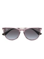 RAY-BAN JUNIOR lunettes de soleil Erika à monture ronde - Violet