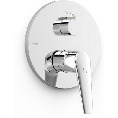 Douchekraan afbouwdeel Tres Fuji | Inbouw | Mengkraan | 2-weg | Rond | Chroom Douchekraan afbouwdeel Tres Fuji | Inbouw | Mengkraan | 2-weg | Rond | Chroom