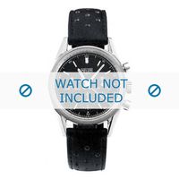 Horlogeband Tag Heuer CS3111 / BC0726 Leder Zwart 18mm - thumbnail