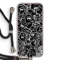 Vexx Black City : Samsung Galaxy J4 Plus Transparant Hoesje met koord