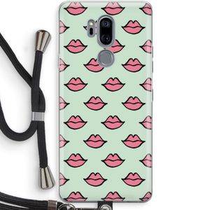 Lipjes: LG G7 Thinq Transparant Hoesje met koord