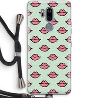 Lipjes: LG G7 Thinq Transparant Hoesje met koord