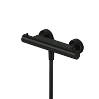 Hotbath Ace Douchemengkraan - thermostatisch - opbouw - zwart geborsteld PVD AC008MBP