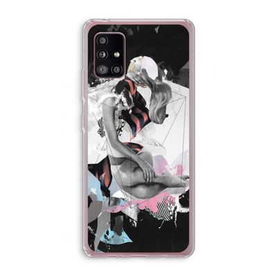 Camouflage de sommeil: Samsung Galaxy A51 5G Transparant Hoesje
