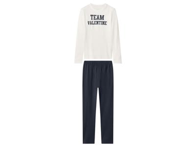 Esmara Kids Kinder pyjama (Wit/donkerblauw, 158/164)