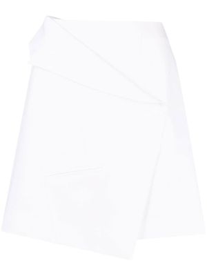 Alexander McQueen minijupe à design asymétrique - Tons neutres
